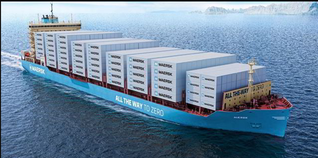 World’s first methanol-powered container ship begins maiden voyage